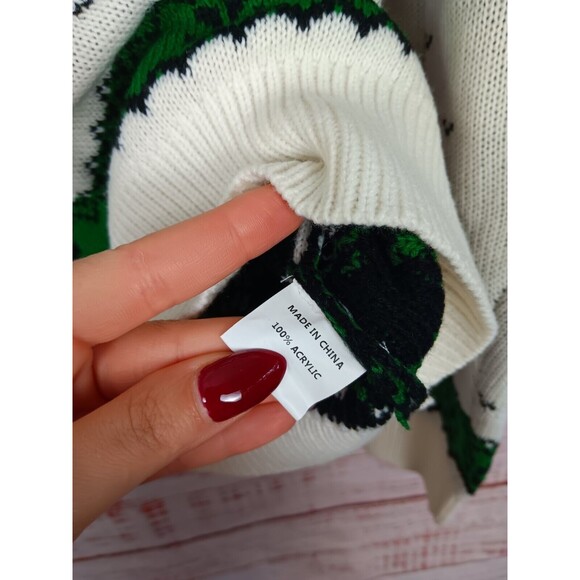 Simplee Ugly Christmas Sweater Women's Medium Merry Christmas - Picture 4 of 7